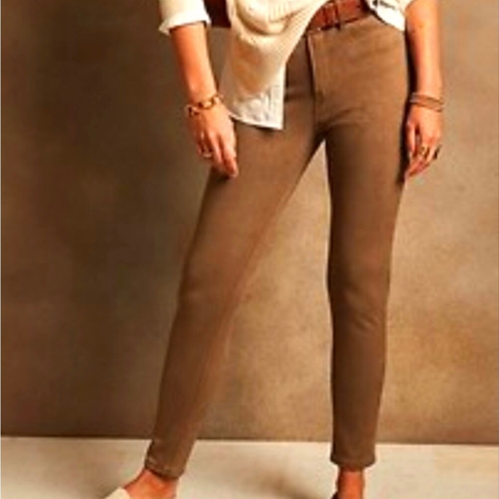 BR FAUX SUEDE High Rise Skinny 33/16